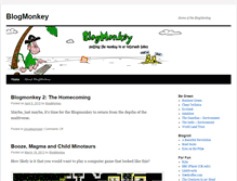 Tablet Screenshot of blogmonkey.co.uk